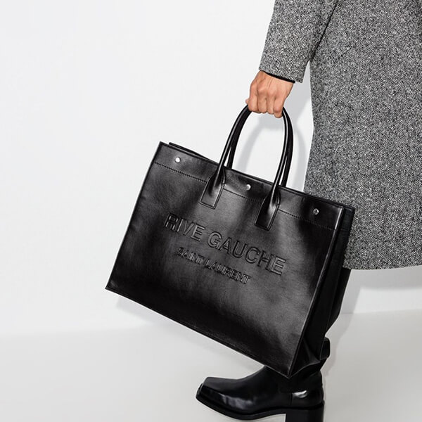 関税込★サンローランハンドバッグ スーパーコピー リヴゴーシュ レザー